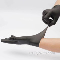 Черные смешанные нитрил -виниловые синтетические перчатки безопасные перчатки